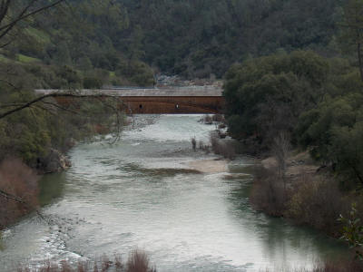 Bridgeport at the Yuba River, Nevada County, California